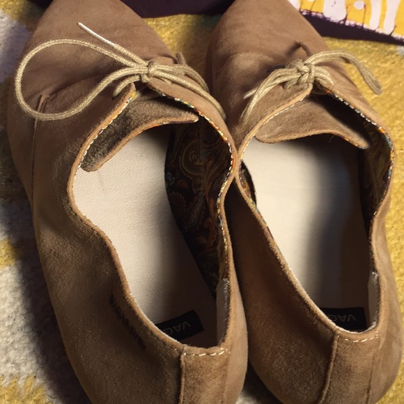 Vagabond Women’s Suede Lace Oxford Pointed Toe 39 - Picture 6 of 8